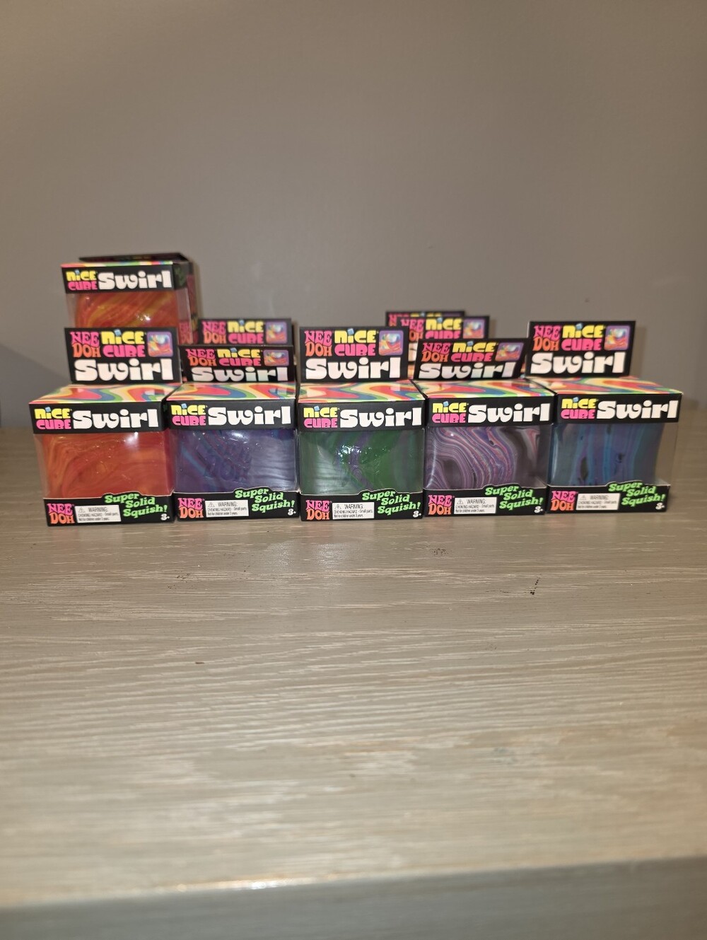 NeeDoh Swirl Super Squish Assorted Colors 1 Pc